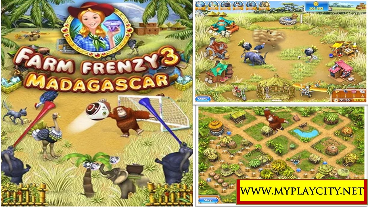 دانلود بازی Farm Frenzy 3 Madagascar برای کامپیوتر دانلود بازی Farm Frenzy 3 Madagascar برای کامپیوتر